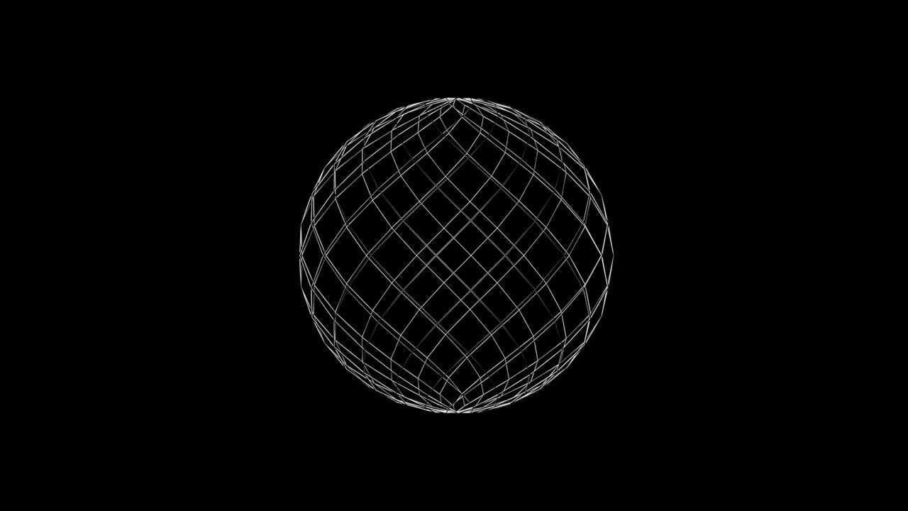 Abstract 3D Sphere (Loop 4k)