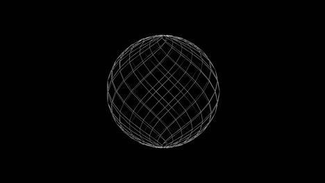 abstract 3d sphere (loop 4k)