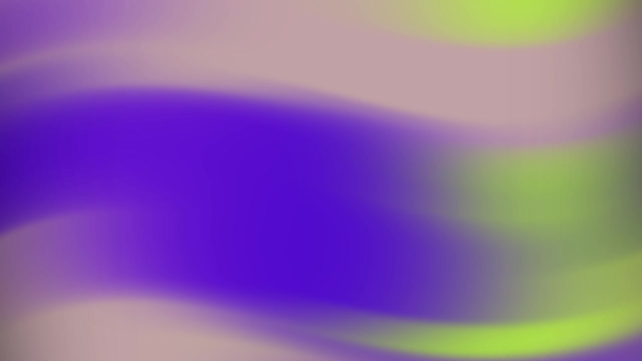 Abstract Flowing Gradient Background with Purple, Green, and Beige Colors