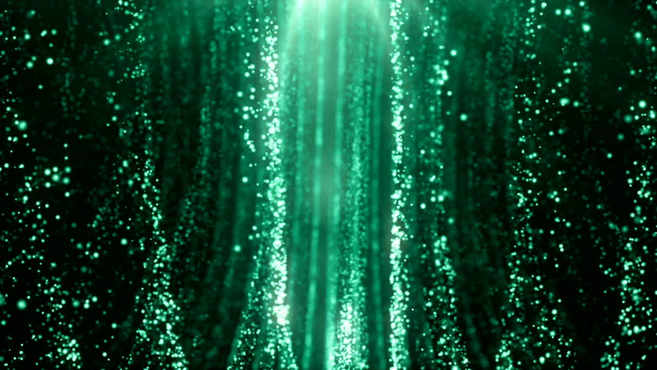 입자 먼지 추상적인 빛 보케 모션 제목 영화적 배경 루프
