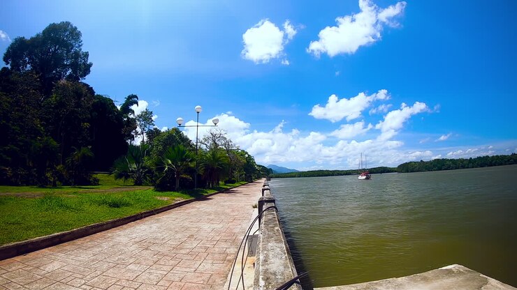 Time-lapse del fiume a Krabi