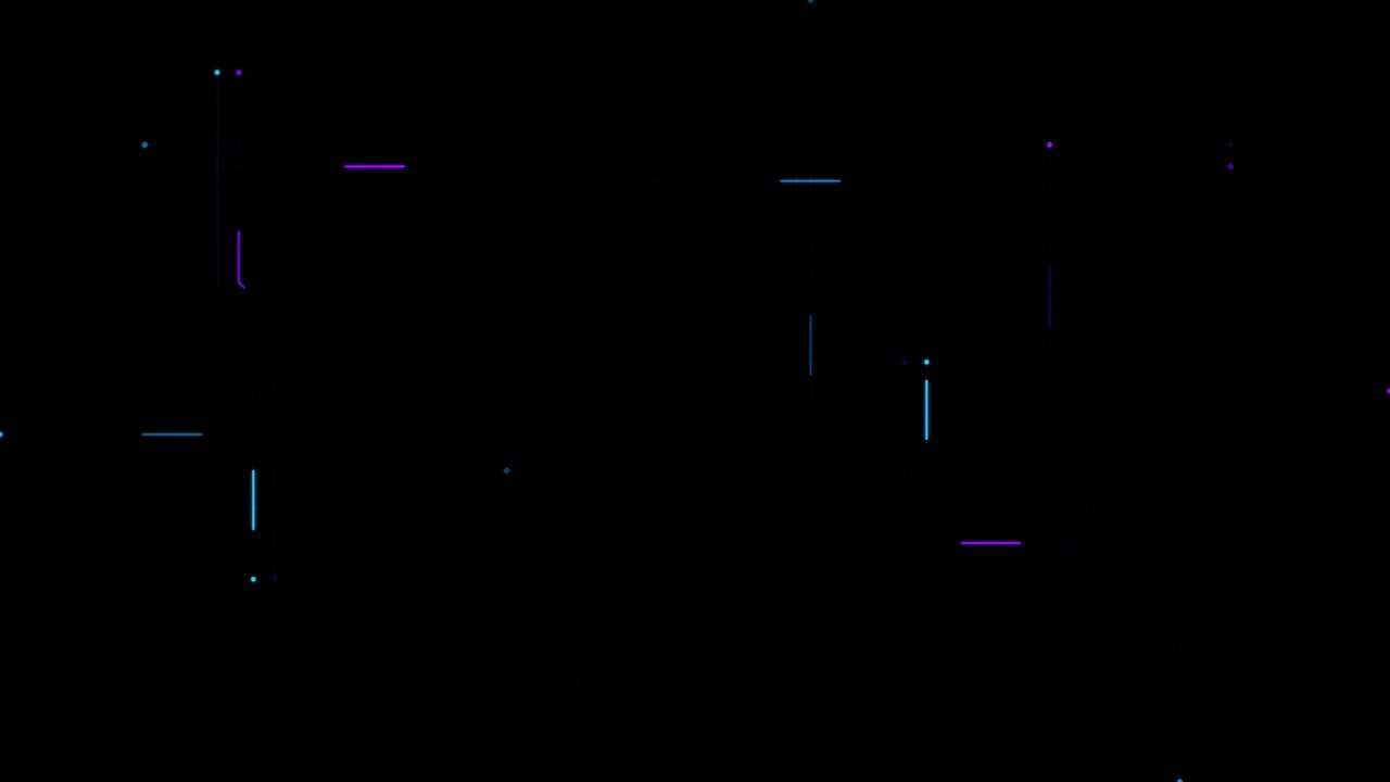 Abstract Digital Circuit Board Lines Animation