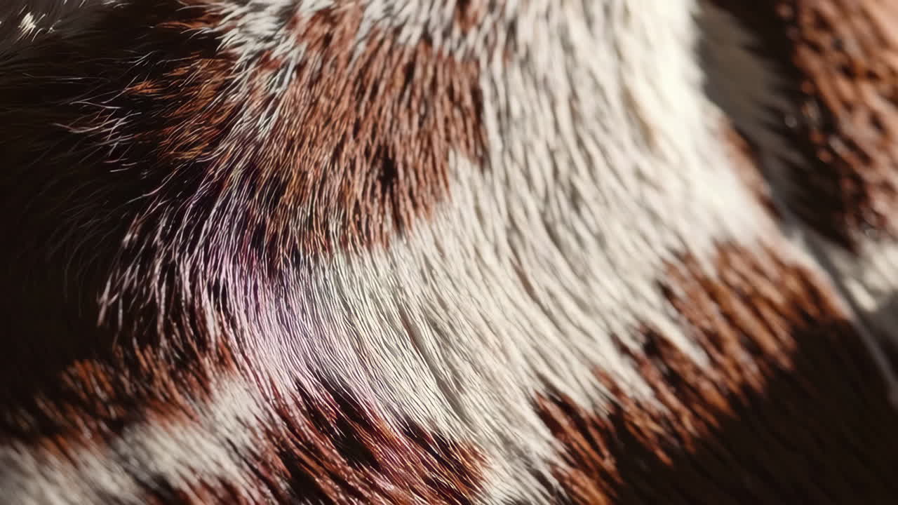 Animal fur close up