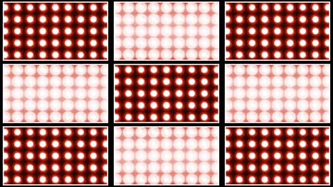 patrones de luz de led rojos abstractos