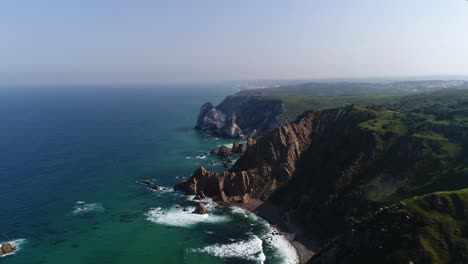 vista general del cabo de roca, portugal, europa