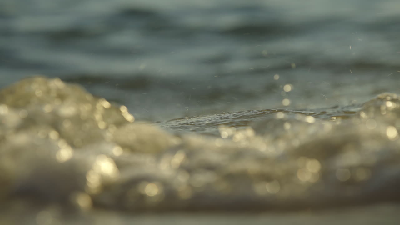 Ocean Waves at Golden Hour