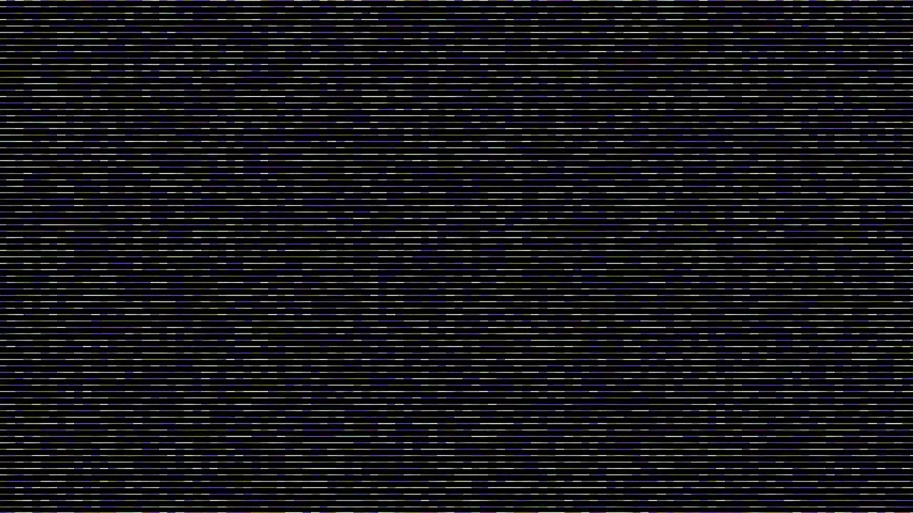 Digital Glitch Effect with Horizontal Scanning Lines