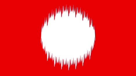 Fine wave loop material animation motion graphics