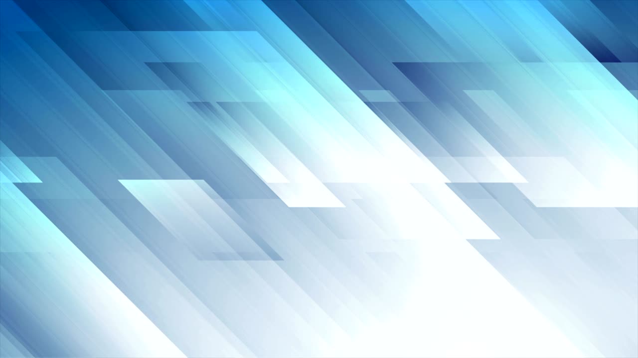 azul brillante abstracto geometría de alta tecnología animación de video