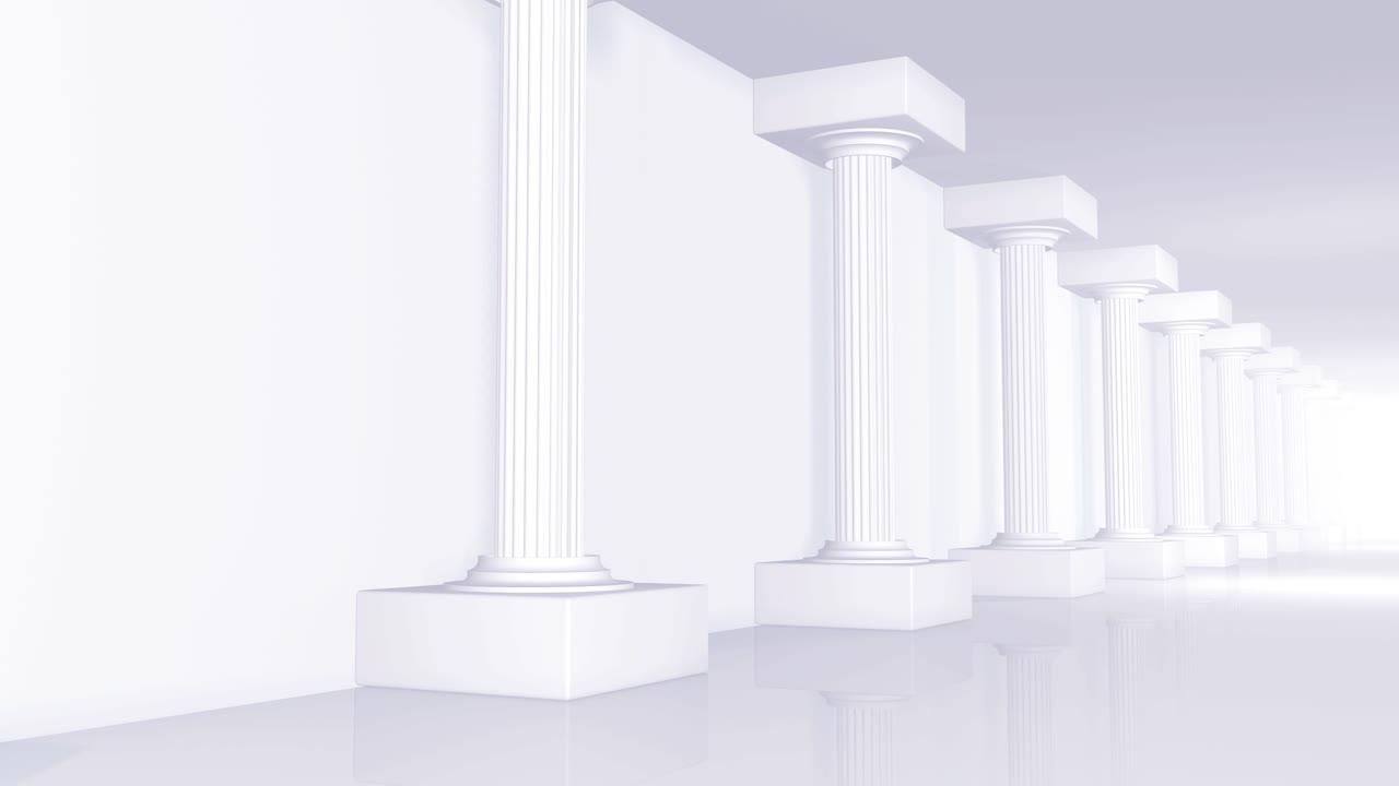 White Columns Corridor