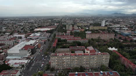 foto de un avión no tripulado del centro urbano de tlatelolco en la ciudad de méxico