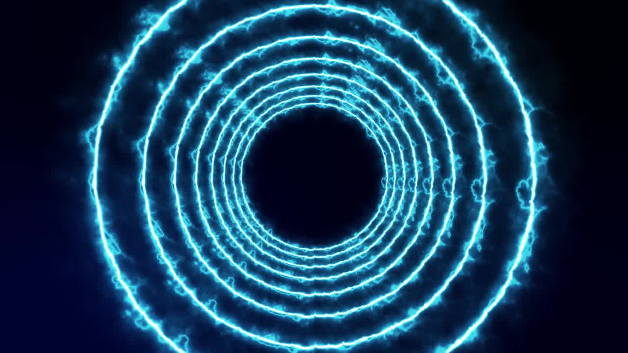 3d 서클 터널 애니메이션 모션 그래픽