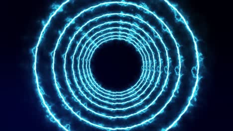 3d circle tunnel animation motion graphics