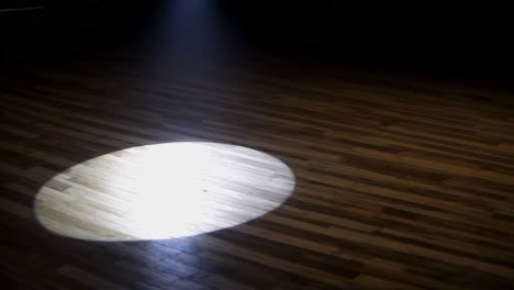 spotlight on stage floor