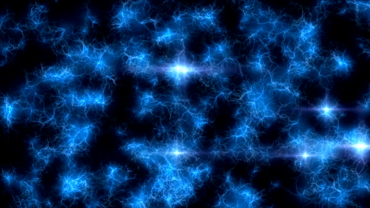 전기 아크와 함께 추상적인 배경 4k