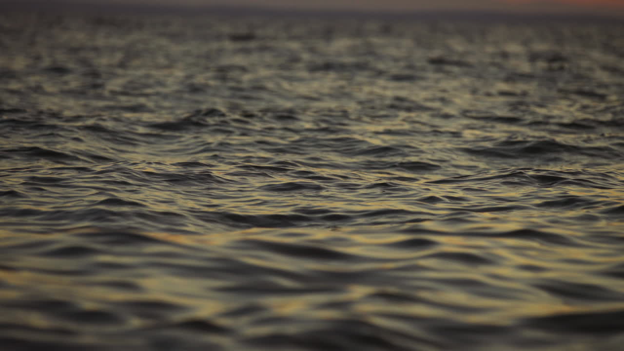 Sunset Sea Waves