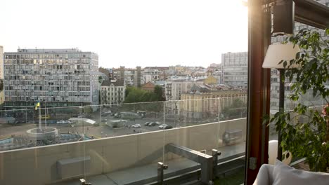 vista del paisaje urbano desde un techo
