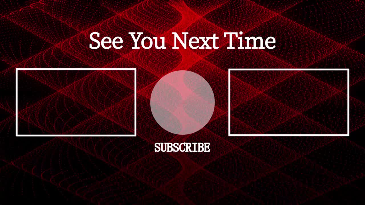 멋진 엔딩 카드 엔딩 스크린 모션 그래픽