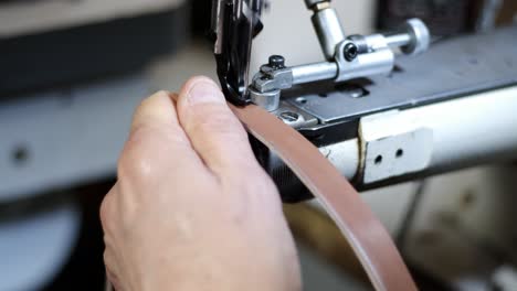 sewing machine leather stitching leatherwork