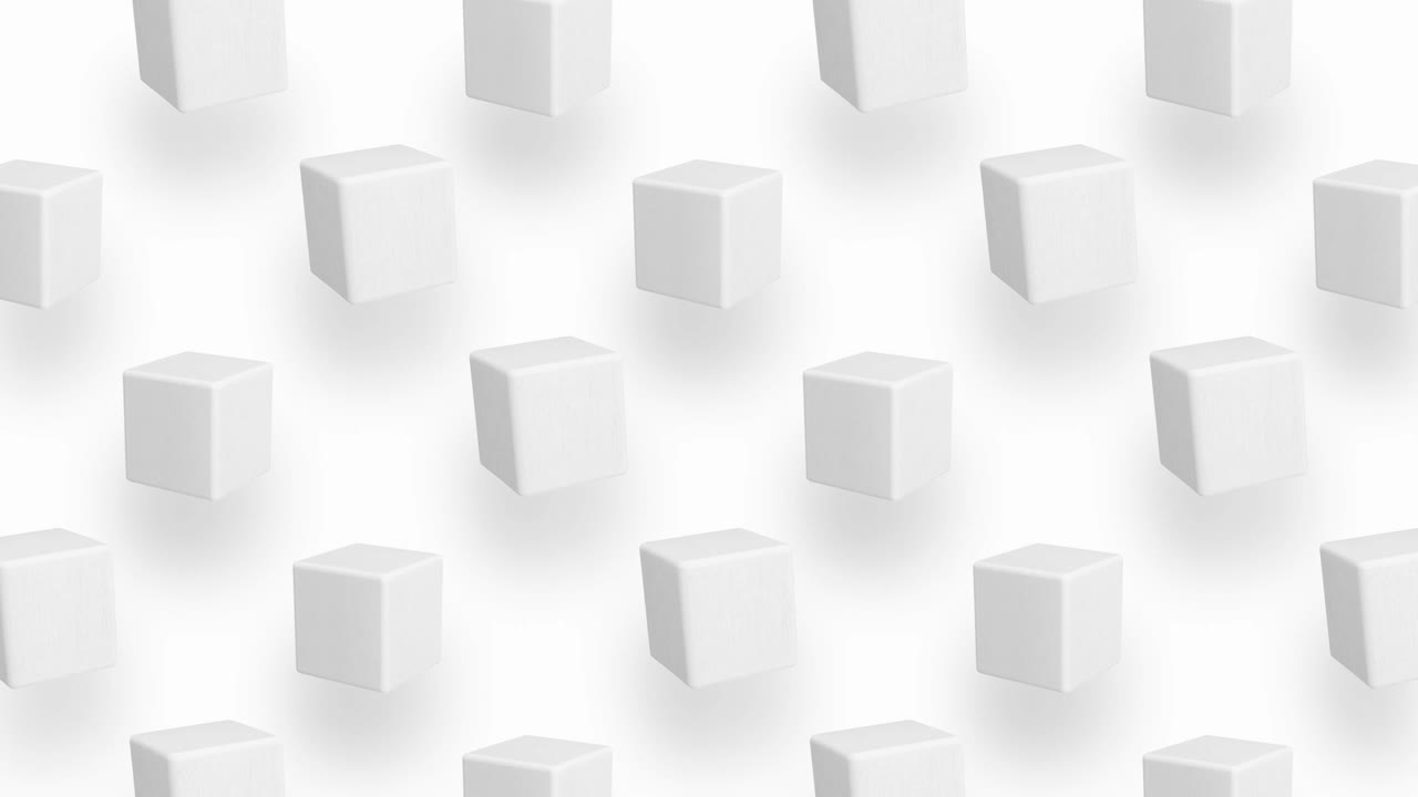 나무 큐브는 회전을 회전시켰습니다.