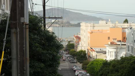 long shot of alcatraz island