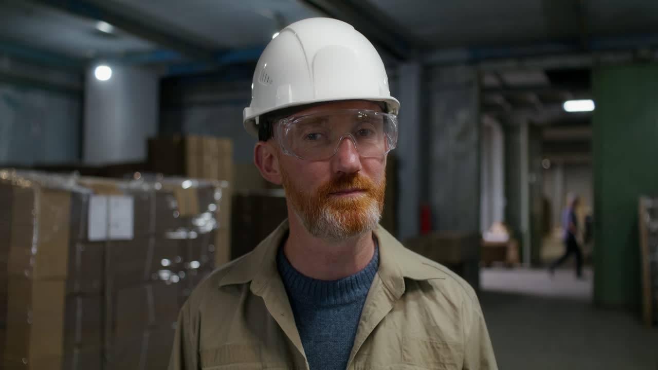 Trabajador en un almacén