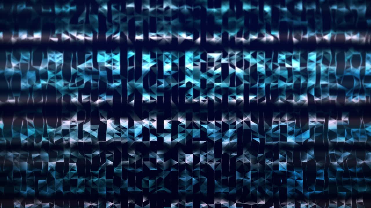 animación abstracta de formas modernas bucle de color