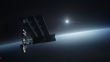 satellite in orbit
