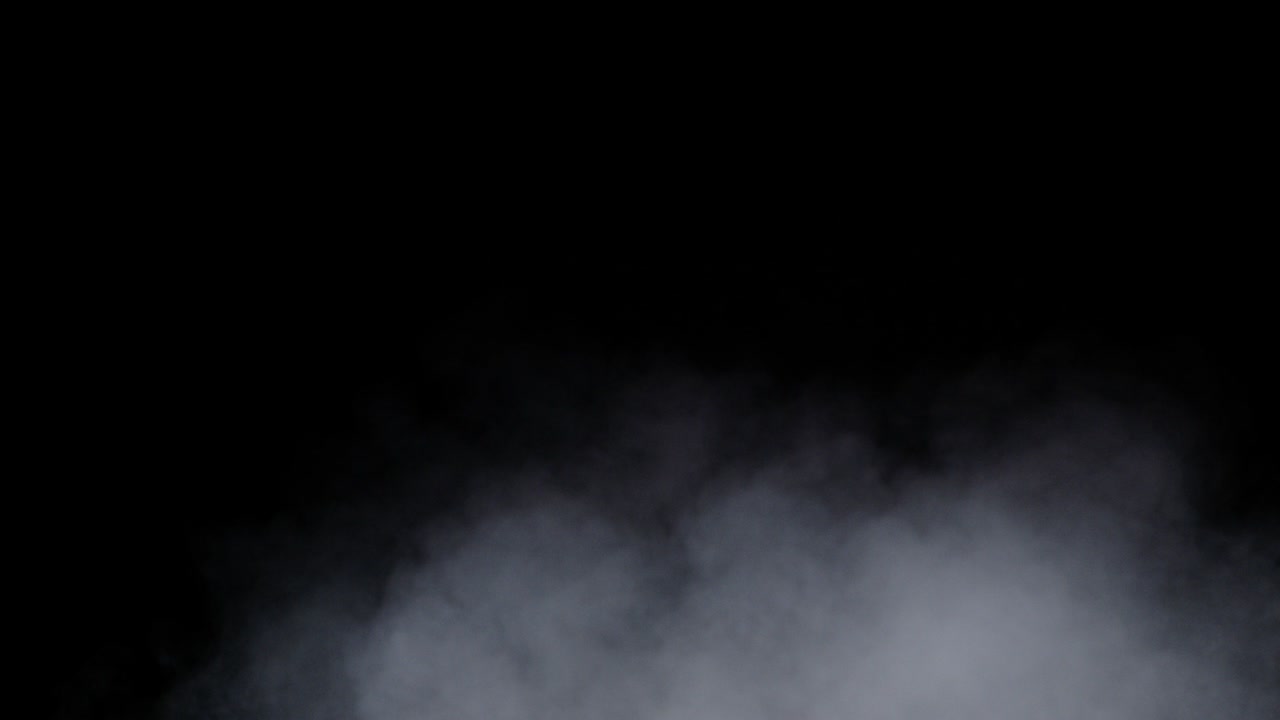 Fumo di ghiaccio secco realistico, nuvole e nebbia