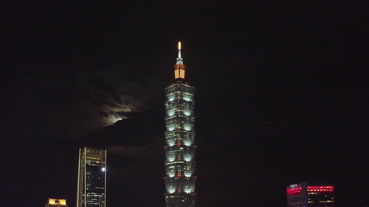 밤 07 타이페이 도시 옥상