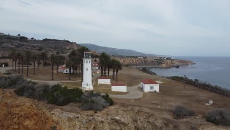 Faro-De-Point-Vicente-Por-Drone-4k