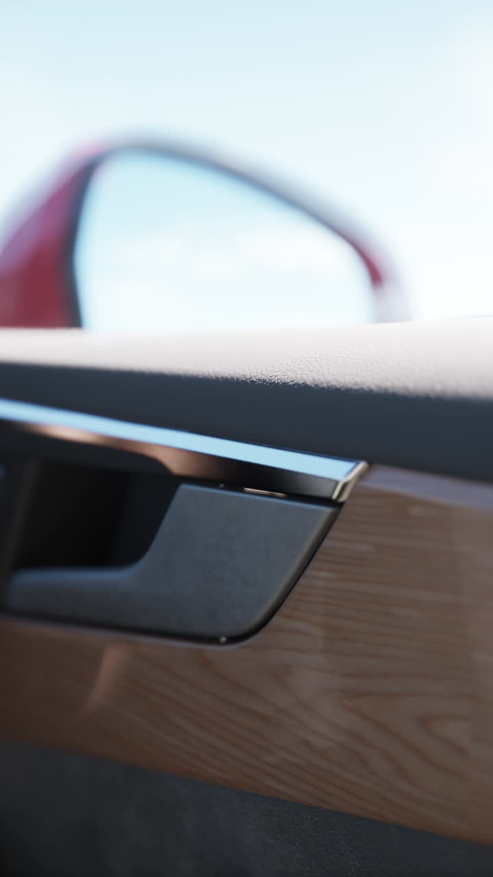 vista de cerca de un detalle del interior de un automóvil