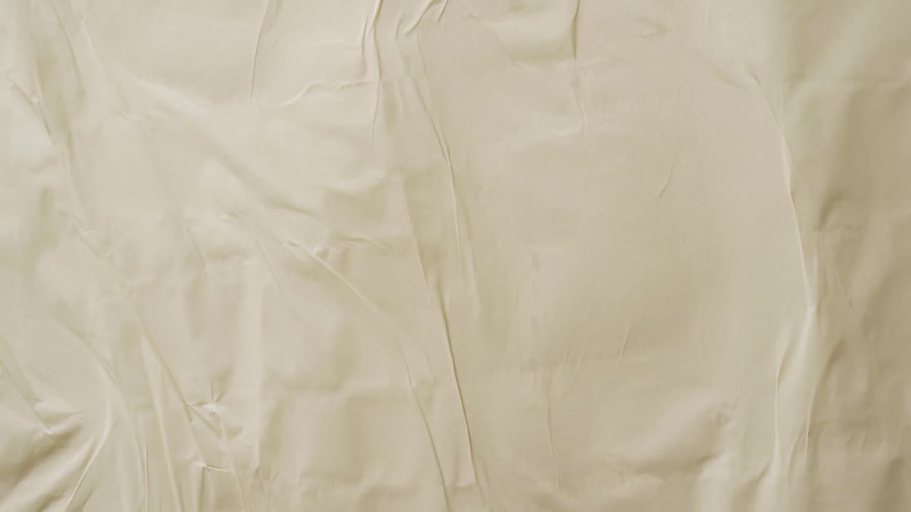 복사 공간과 함께 노란색  ⁇ 은 직물의 클로즈업 비디오