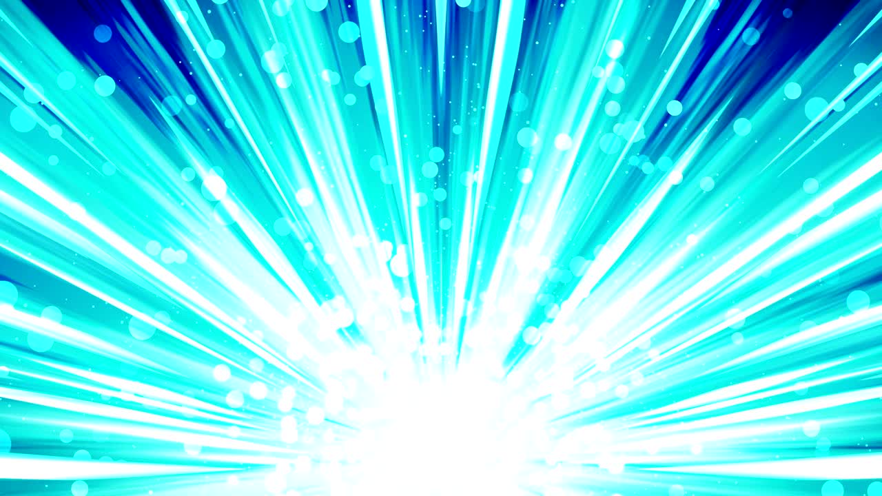 rayos de estallido de estrellas en el espacio. animación de bucle de haz de dibujos animados. fondo del concepto de tecnología futura. estrella de explosión con líneas.