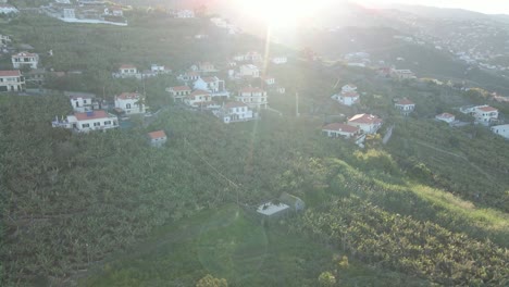 Paronamic-aerial-view-of-Madeira-Island,-Portugal