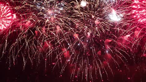 Buntes-Feuerwerk-Explodiert-Am-Nachthimmel.-Feiern-Und-Events-In-Leuchtenden-Farben.