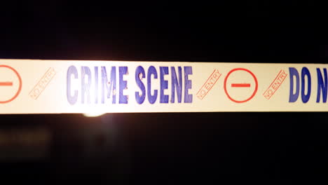 cinta de la escena del crimen