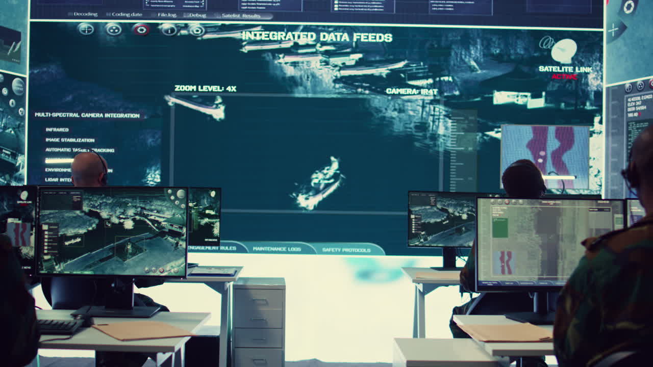 군 인원이 모든 선박을 검증하여 국가 안전 프로토콜을 적용합니다.