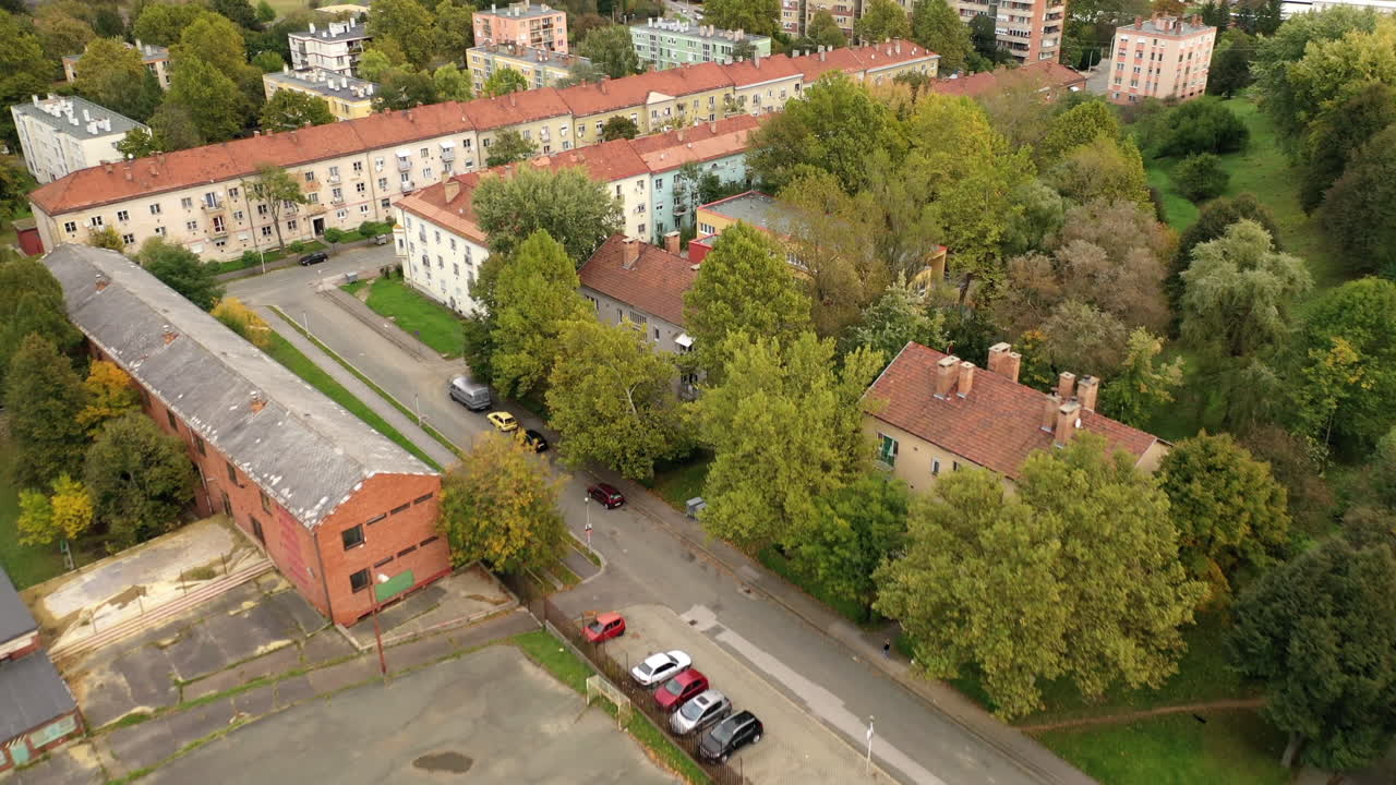 Полет над городом в Венгрии