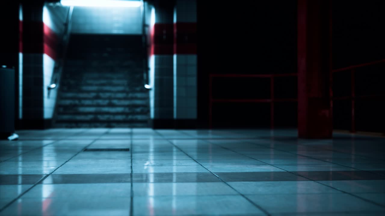 estación de metro vacía durante la pandemia de coronavirus covid-19