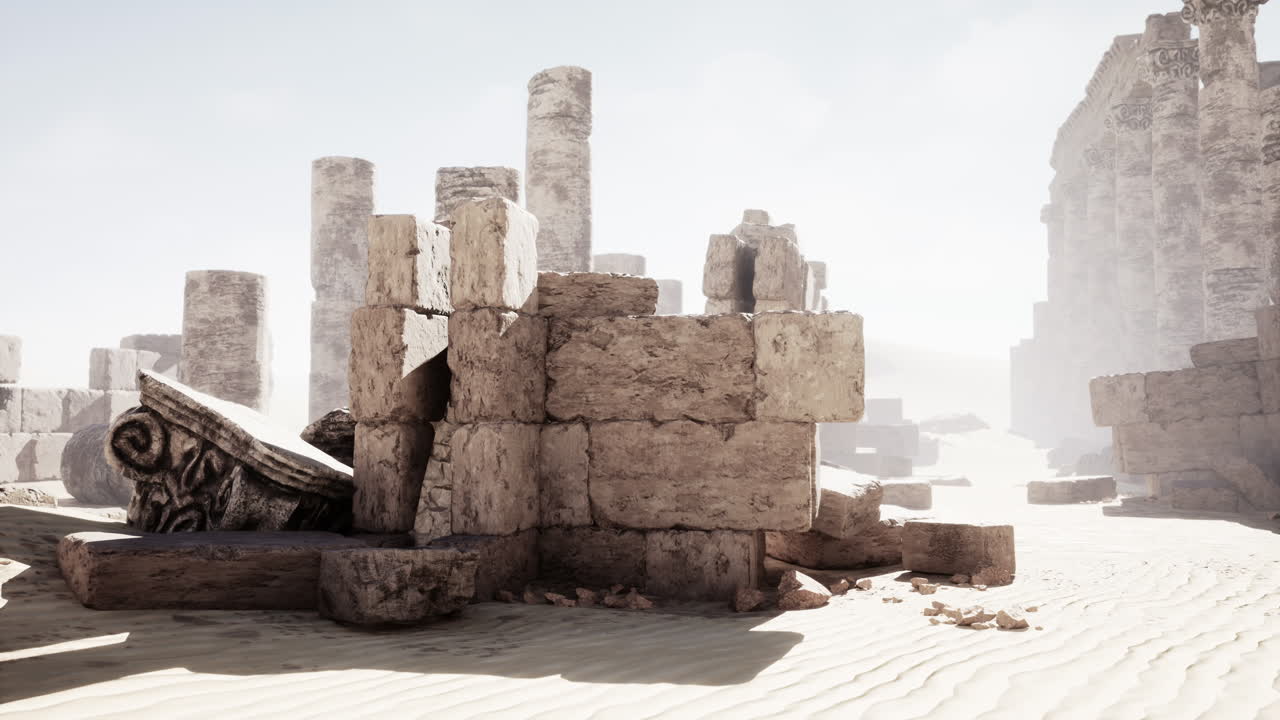 antiguas ruinas del desierto