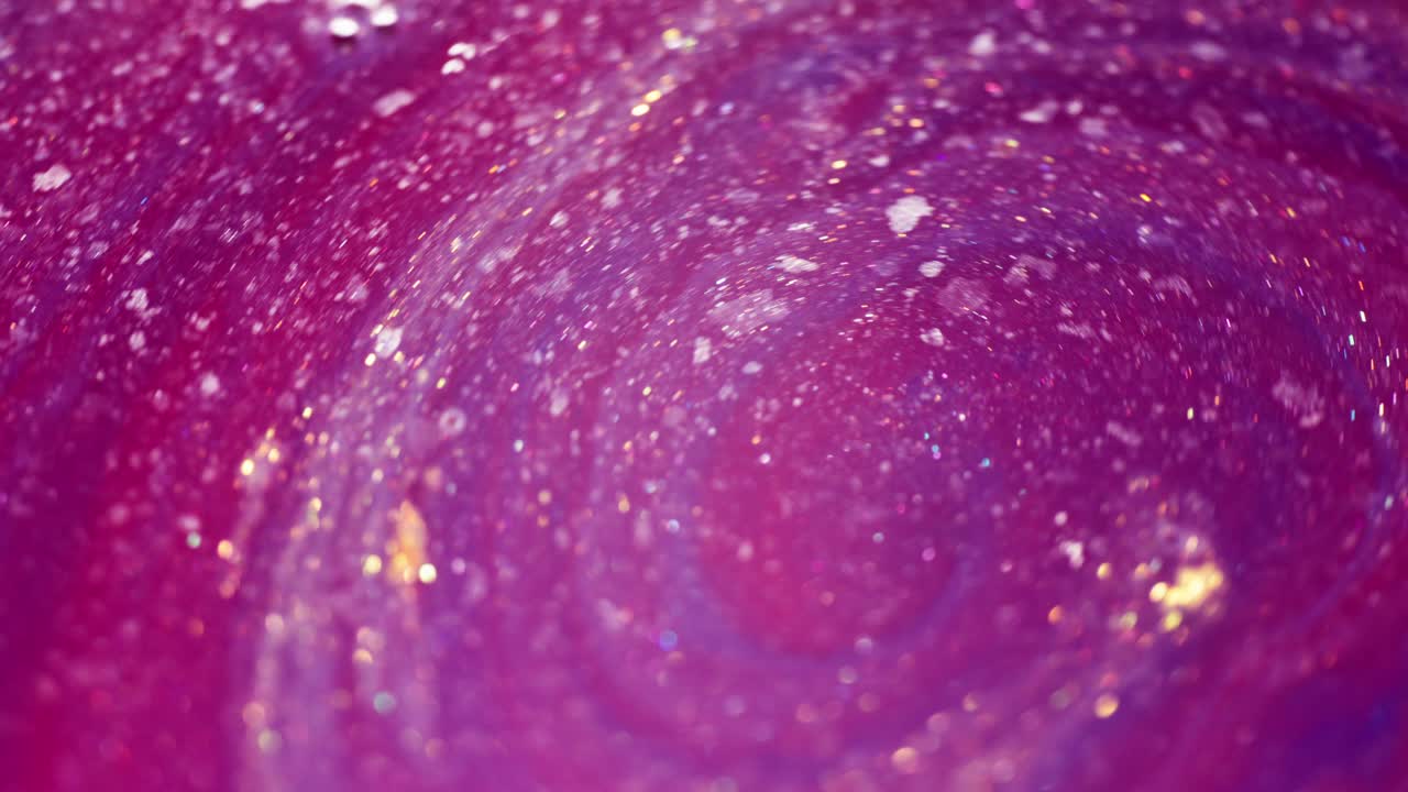 Violet Modern Psychedelic Art – Vibrant Ink Flow and Foamy Reactions, galaxy