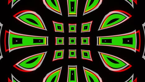 patrón abstracto pulsante de matiz verde
