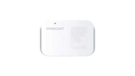 Overcast weather conditions