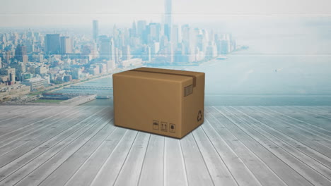 Parcel-with-cityscape