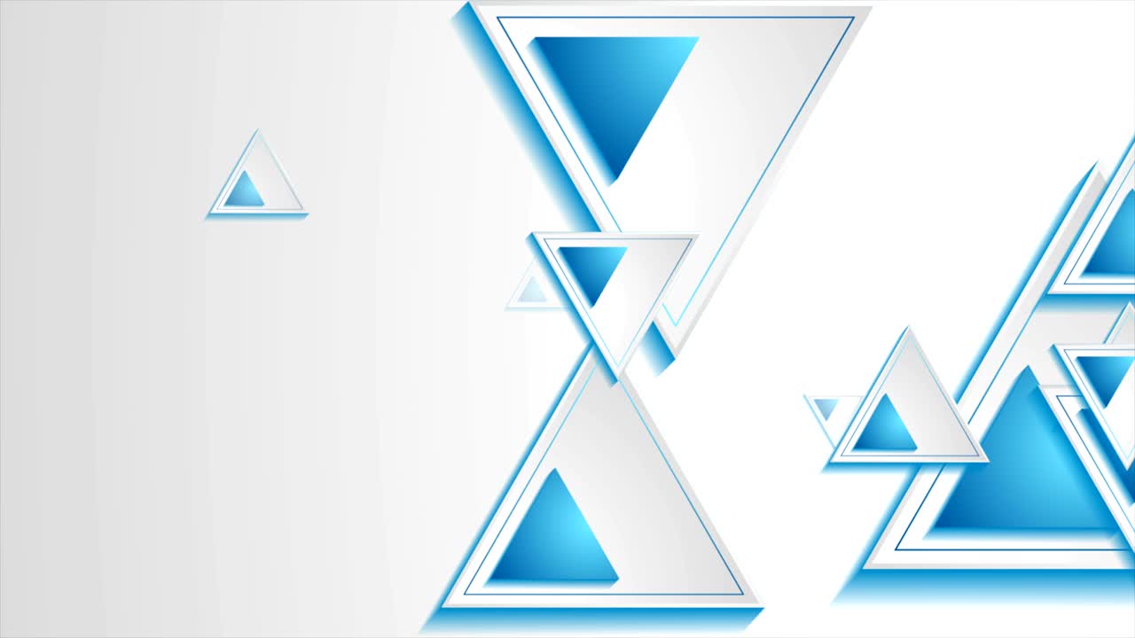 triángulos grises y azules fondo de movimiento geométrico abstracto