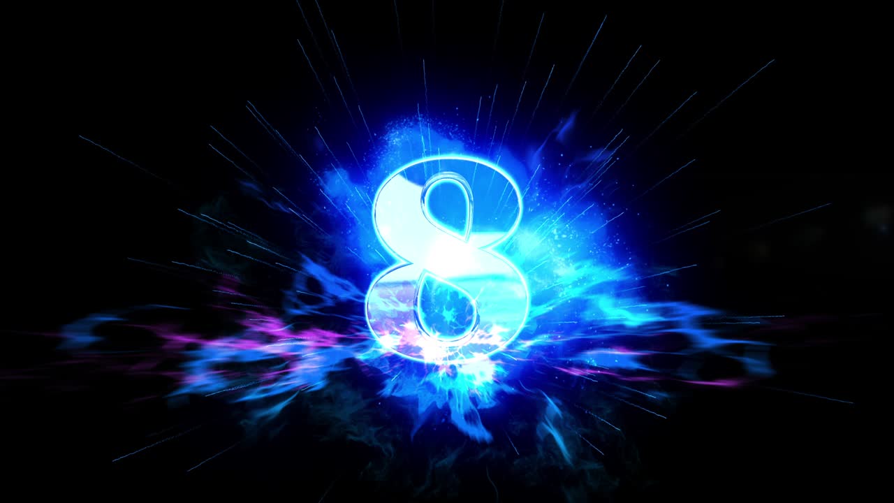 10-секундный обратный отсчет открытия интро анимации