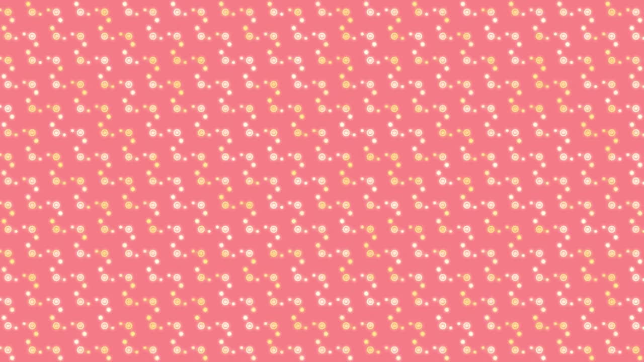 Animazione di più file di forme astratte su sfondo rosa