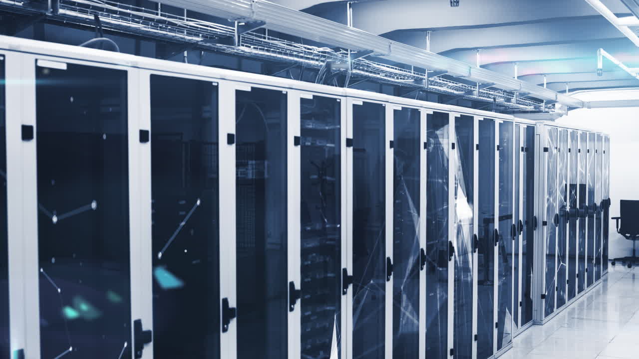 View of a server room