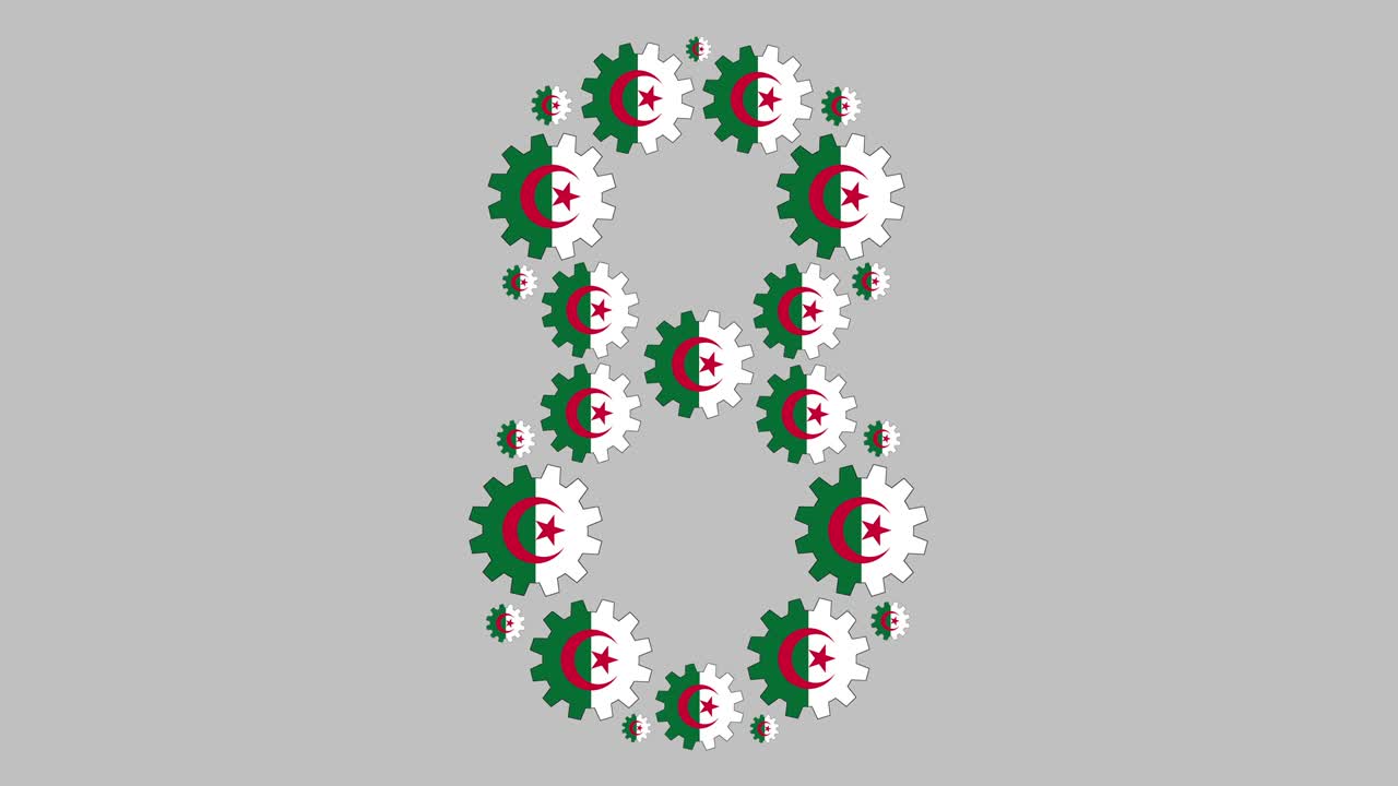 número ocho argelino